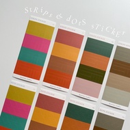 Strips & Dots Sticker by Keartas Studio