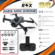 DRONE CAMERA ROX M23 MINI DRONE HD DUAL CAMERA WIFI FPV / DRONE MINI