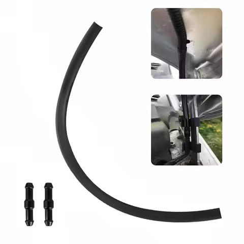 1set Windshield Washer Hose Kit Car Accessories Replacement Windshield Wiper Rubber Tube Fix For VW 