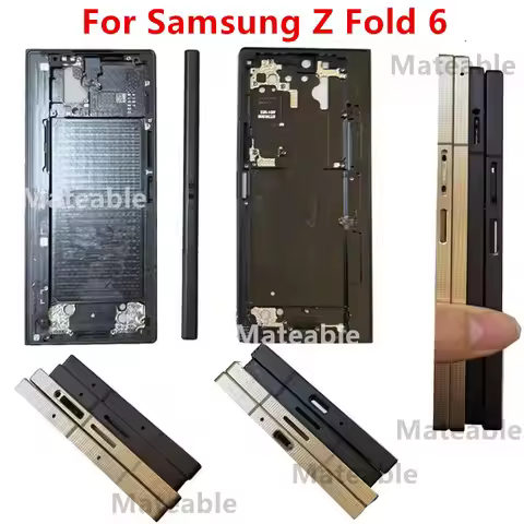 Fold6 For Samsung Galaxy Z Fold 6 F956 Middle Frame Housing Board LCD Faceplate Bezel Replace Repair