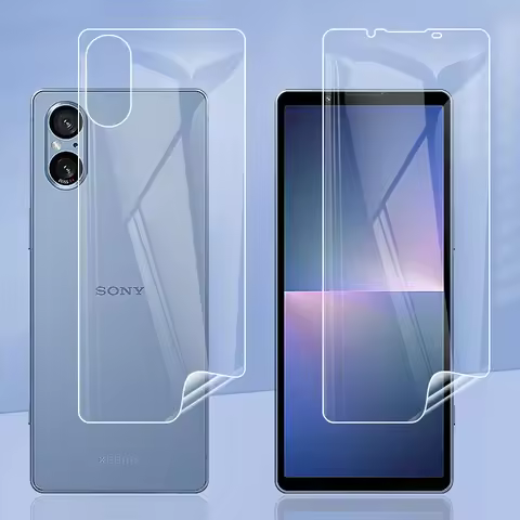 For Sony Xperia5 Xperia 5 V 5V Clear TPU / Matte Anti-Fingerprints Hydrogel Full Cover Soft Screen P