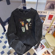 2025 NEW Oversized Y2K-Inspired Graphic Tee for Women - Loose Fit, Po SP8H