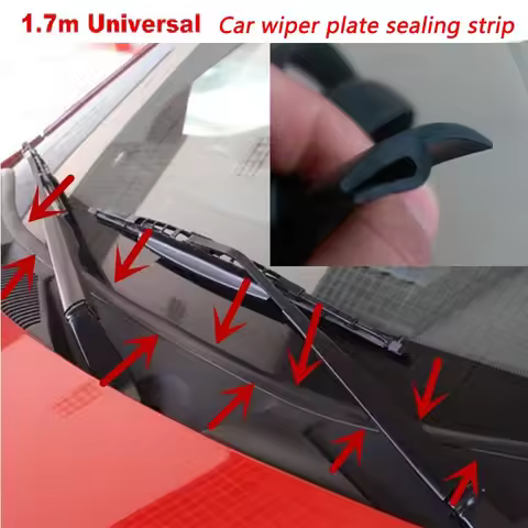 1.7M Car Wiper Panel Moulding Dashboard Sealing Strip For Peugeot 206 307 407 308 Toyota Corolla Yar