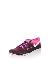 Nike Women s Free Focus Flyknit Training Shoe, Deep Burgundy/White-Pink Blast 844817-601 (6.5)