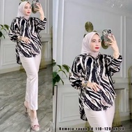 KEMEJA Tarisya Blouse Rayon Shirt Motif | Women's shirts | Women's Rayon shirt | Women's Tops Casual