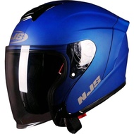 helm half face njs kairoz Drake greyy glossy helm half face original