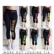 NEW LEGGING 7/8 IMPORT GYM SPORT LEGGING 7/8 IMPORTED LEGGING/