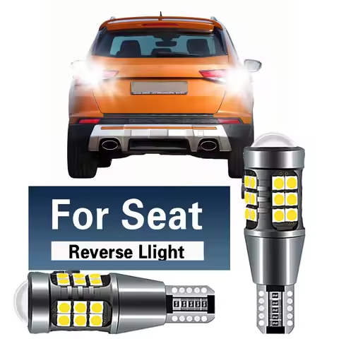 2pcs LED Backup Light Blub Reverse Lamp W16W T15 921 Canbus No Error For Seat Alhambra MK2 Ibiza MK5