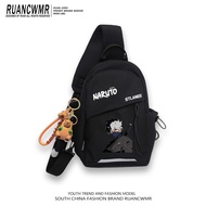 sling bag man waterproof beg silang lelaki Naruto Game Cartone Nama Bersama Kapasiti Besar Beg Messe