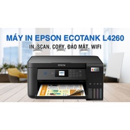 Epson L4260 printer prints color, duplex printing, wifi, scan, copies A4 size