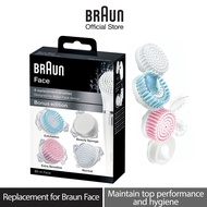 Braun Face SE 80 Facial Cleansing Brush Replacement Refill for Braun Face Epilator (Epilator not inc