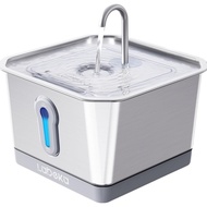 4L135120ml Stainless Steel Wireless Cat Water Dispenser Battery-Controlled Cat Water Dispenser with 