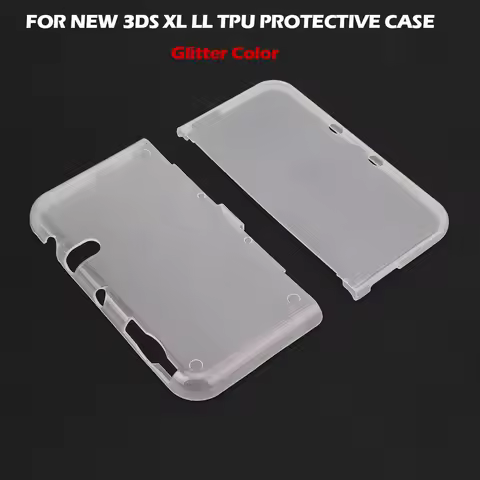 New Glitter Color Soft TPU Protective Case For New 3DS XL /LL Game Console Protector Skin Cover Shel