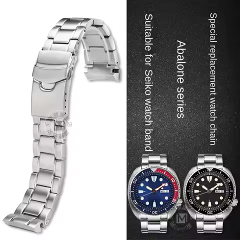 For Seiko PROSPEX Stainless Steel Watch Band PADI SRPE99K1 srpa21 srp777 srpc25 Men's Seiko Abalone 