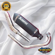 Akrapovic exhaust for R15 and CBR 150R motorcycles full system