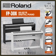 Roland FP-30X Digital Piano 88 keys with Stand & Pedal Board FP30X (FREE Double Seat Bench & RH5 Hea