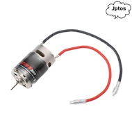 JPTOS RC Brushed Motor, 390 28T Stainless Steel Brushed RC Motor, Durable High Torsion Low Noise RC 