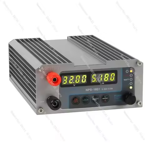 NPS-1601 Adjustable Power Supply 0-30V 5A Repair Power Supply 60V 3A Small Size 16V 10A DC Regulated