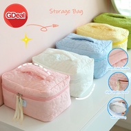 GDeal Cute Large Capacity Storage Makeup Beauty Bag Candy Color Multi-Functional Hand-Held Bag For W