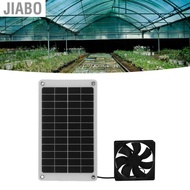 Jiabo Solar Panel Ventilation Fan  Safe Exhaust Stable Small IP67 Waterproof for Chicken Coop Pet Ho