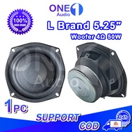 OneAudio L Brand 5.25-inch 4Ohms 50W Bass 5.25-inch Subwoofer Speaker 5.25-inch Midrange Speaker Car