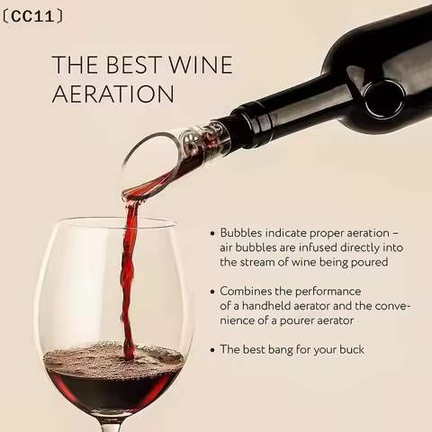 1/2/5/10/12pcsWine Aerator Pourer Decanter Liquor Bottles Stopper Spout Premium Crystal Wine Pourers