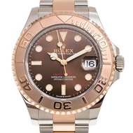 現貨）全新26年Date ROLEX 勞力士 遊艇名仕型 YACHT MASTER 268621-0003 遊艇 啡面 間金 金鋼 巧克力色