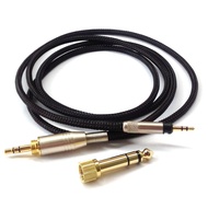 Replacement upgrade Cable for Audio Technica ATH-M50x, ATH-M40x, ATH-M70x Headphones 1.5meters/4.9ft