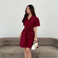 TCCA - FECA MINI DRESS | Contrass stitching