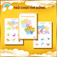 [2-4 Years Old] 20 Ball Find Intelligence Games for Children Montessori Toys Educational Toys for Ki