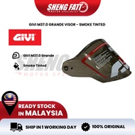GIVI M37.0 Grande Visor โ Smoke Tinted/Chrome | Wide Coverage | Easy Install | Genuine