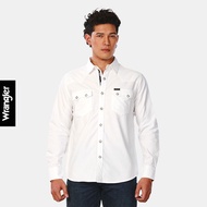 WRANGLER เสื้อเชิ้ตแขนยาวผู้ชาย คอลเลคชั่น Everyday with Wrangler รุ่น WR S125MSHLN14