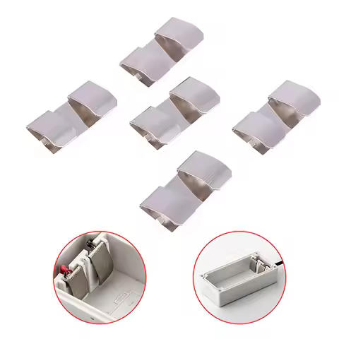 5/10Pcs Dual AA CR2 Leaf Spring Battery Contact AA Battery Connector BC-5206 Positive And Negative E
