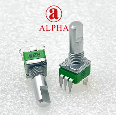 1 pcs. Taiwan ALPHA DDJ-FLX6 Volume Adjustment Precision Potentiometer DJ Controller B20K Axis Lengt