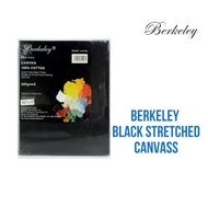 Berkeley Stretched Canvas Black Gesso Primed Painting Panel Board Various Sizes