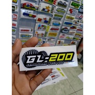 Print cut sticker gl 200