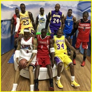 ST3 NBA Star Kobe James Jordan Wall Westbrook Iverson Curry Wade Durant Harden Action Figure Dolls T