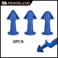 3Pcs Caulking Remover Tool Silicone Glue Filling Tool Caulk Nozzle Applicator Silicone Caulking Tool