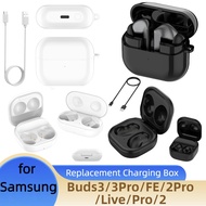 Replacement Charging Box for Samsung Buds 3 3Pro Charger Case for Galaxy Buds FE / SM-R175 / R170 / 
