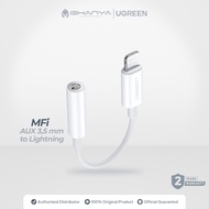 UGREEN Splitter iPhone MFi Lightning To Jack 3.5mm Female 30759