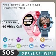 2023 LEMFO 4G Kids Smart Watch GPS SOS Video Call Wifi Children Smartwatch LBS IPX7 Waterproof 500Mah Sim Card For Children