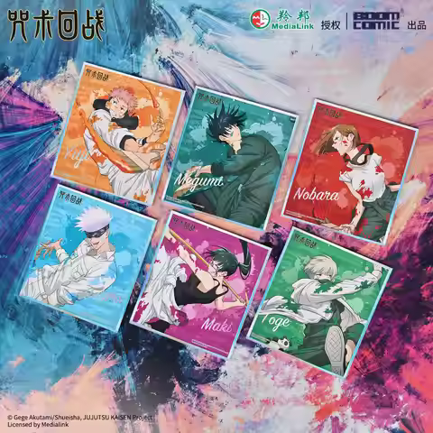 Anime Jujutsu Kaisen Itadori Yuji Fushiguro Megumi Kugisaki Nobara Cosplay Graffiti Style Laser Colo