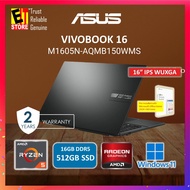 ASUS LAPTOP Vivobook 16 M1605N (RYZEN 5 150/16GB/512GB/Radeon 660M Graphics/16.0" WUXGA/OFF HOME /W1