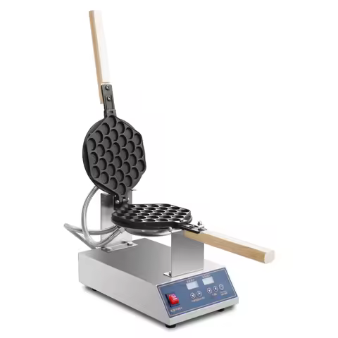computer control system Egg waffle maker in snack machines/Hong Kong egg waffle maker/Digital bubble