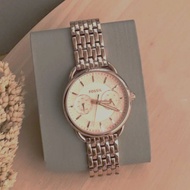 Jam Tangan Wanita - Jam Tangan Fossil Wanita - Rosegold - Stainless Steel - ES3713 - Watch