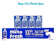(HSD T4-2026) Thùng 48 Hộp Sữa Tươi Nutricare Meta Fresh Có Đường 110ml.