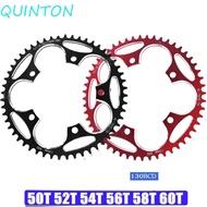 QUINTON Crankset Folding bike Ultralight 50T 52T 54T 56T 58T 60T CNC Aluminum Alloy Narrow Wide Chainwheel