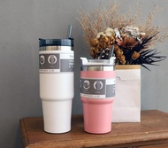 20oz/30oz Thermos Mug With Straw Korean Style 304 Stainless Steel Cup Water Tumbler Vacuum Insulated