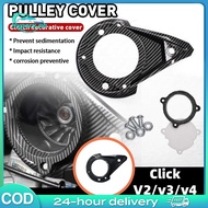 CLICK V2 / CLICK V3 / CLICK V4 PULLEY COVER WITH TRANSPARENT SCREEN FOR HONDA CLICK V2 / V3