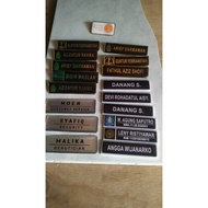 GANTUNGAN Name tag name tag name tag pns name tag magnet Hanger name tag